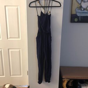 Navy blue halter jumper